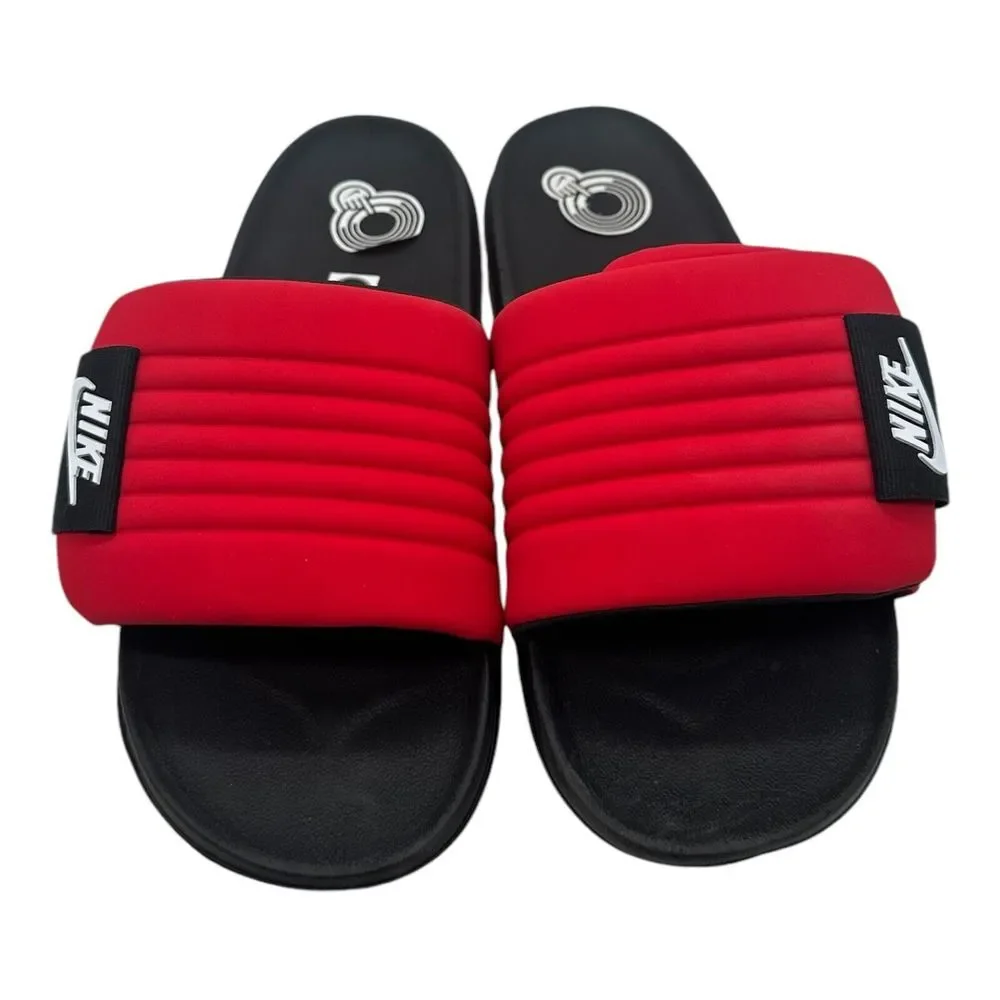 NIKE Men's Offcourt‎ Adjust Slide University Red-White-Black DQ9624-600 Size 10
